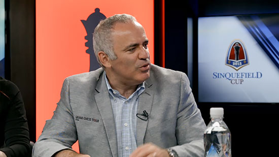 GARRY KASPAROV COMMENTARY AT SINQUEFIELD CUP, 2015 | Kasparov