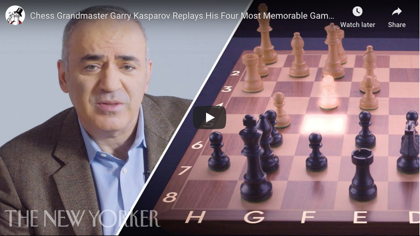 Garry Kasparov Replays His Four Most Memorable Games | The New Yorker ...