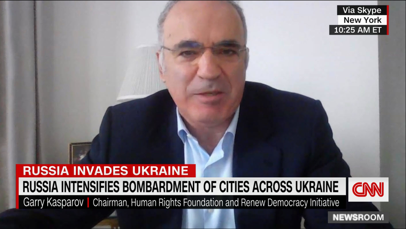 Appearance on CNN Newsroom CNN March 12, 2022 Kasparov